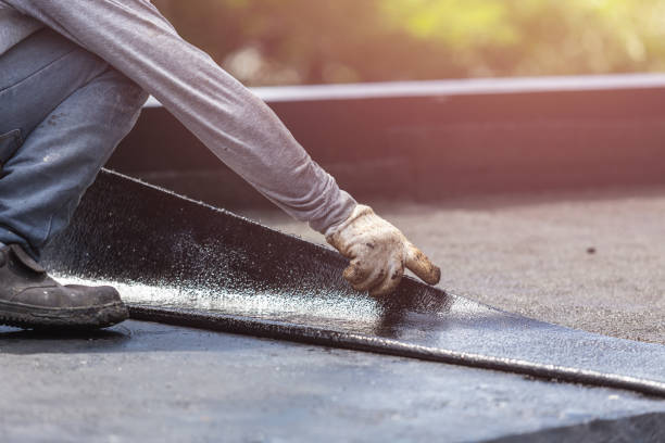 Professional Exterior Waterproofing technician working in Clarksburg, MD